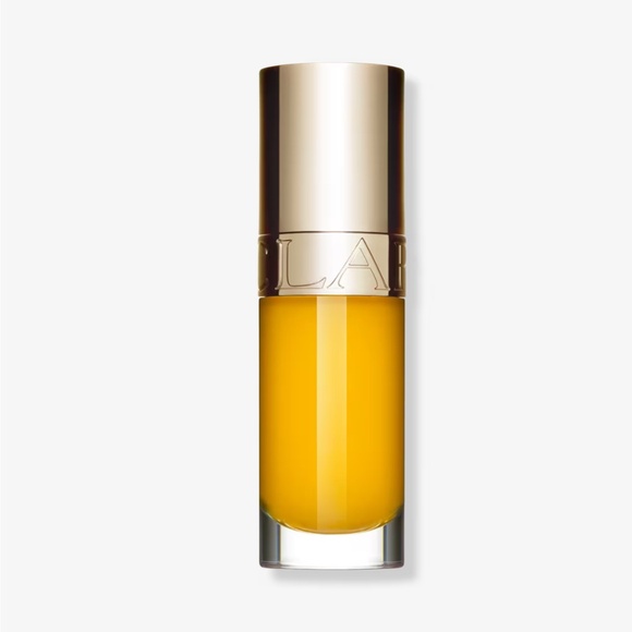 CLARINS Lip Comfort Hydrating & Plumping Oil 21 Joyful Yellow Sweetbriar Rose - Picture 1 of 4